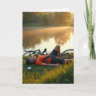 Golden Fathers Day Rest Card