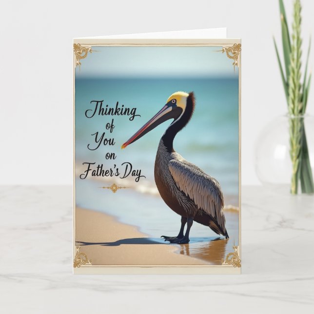 Golden Fathers Day Shore Card (Front)