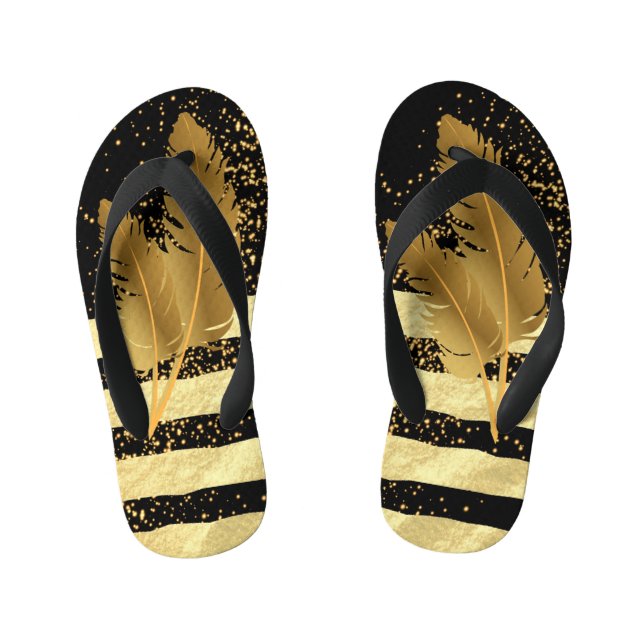 Golden Feather Kid's Jandals (Footbed)