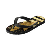 Golden Feather Kid's Jandals (Angled)