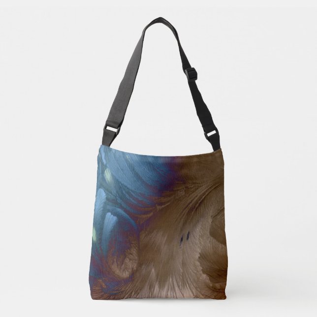 Golden Feathers Crossbody Bag (Front)