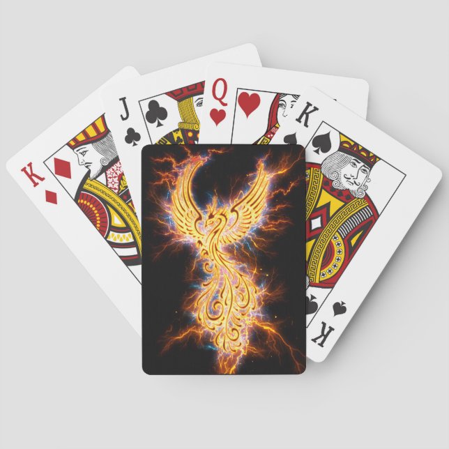 Golden Fenix Playing Cards (Back)