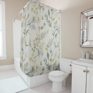 Golden Ferns Shower Curtain