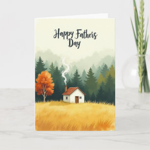 Golden Field Fathers Day Image Card