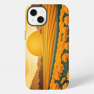 Golden Fields of Marigolds iPhone 13 Case