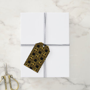 golden filigree gift tags