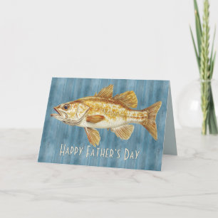 Golden Fish Happy Father’s Day Card