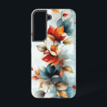 Golden Flame Samsung Galaxy Case<br><div class="desc">Flower petals arranged like flames licking upwards.</div>