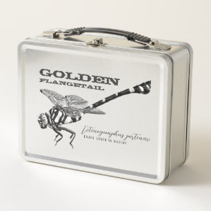 Golden Flangetail Metal Lunch Box