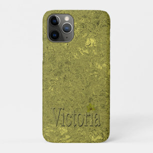 Golden Flecks Victoria Name Design, Case-Mate iPhone Case