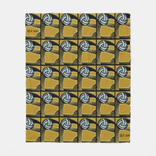 Golden- Fleece Blanket