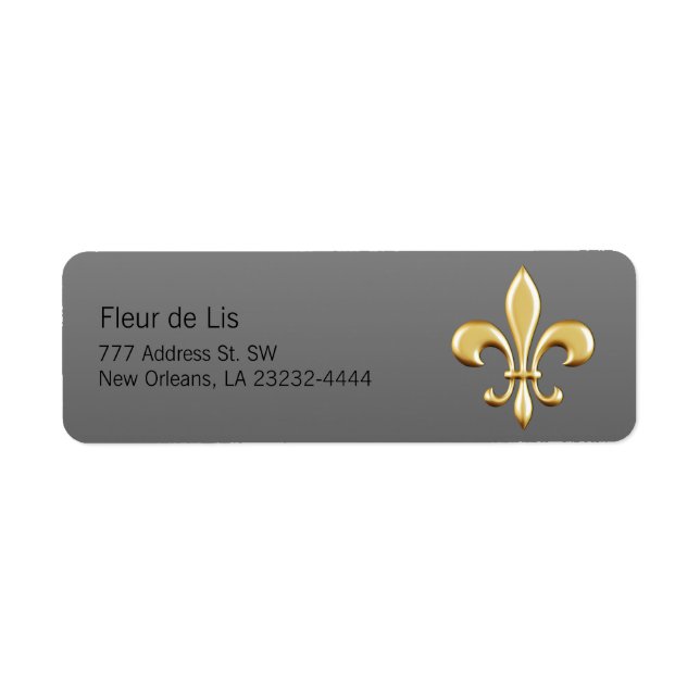 Golden Fleur De Lis (Front)