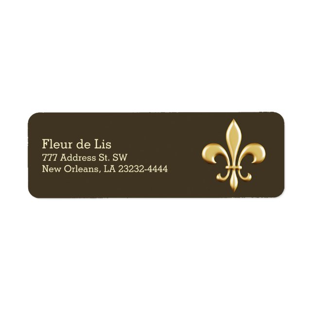 Golden Fleur De Lis (Front)
