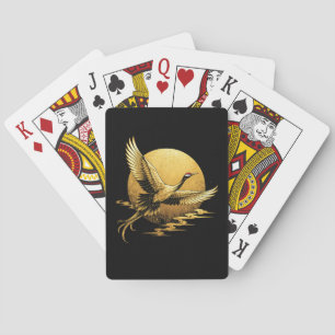Golden Flight Playing Cards