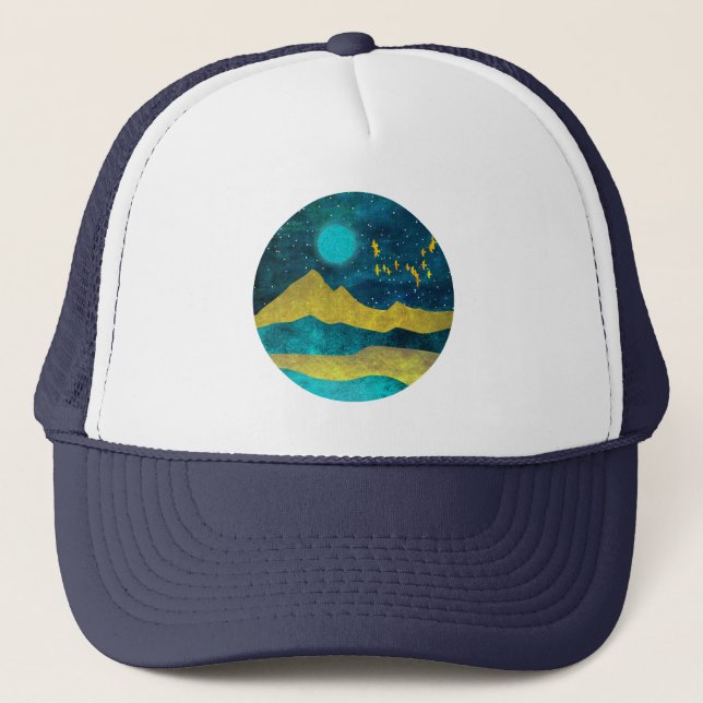 Golden Flock Trucker Hat (Front)