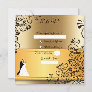 Golden floral