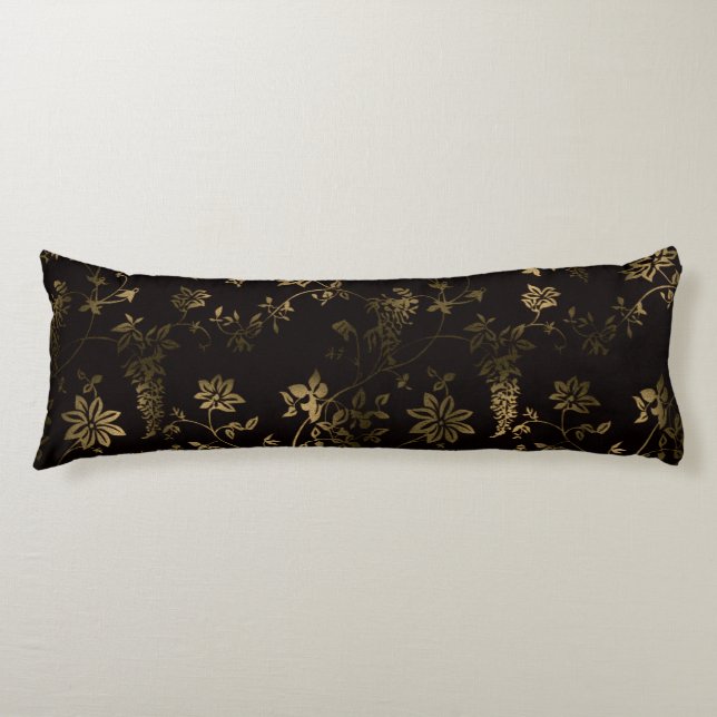 Golden floral body cushion (Front)