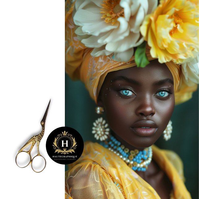 Golden Floral Headdress Decoupage Tissue Paper (Creator Uploaded)