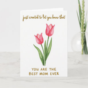 Golden Floral Message Card