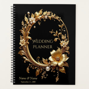 Golden Floral Ornate Frame Planner