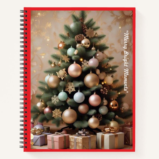 "Golden Floral Patterns" Notebook (Front)