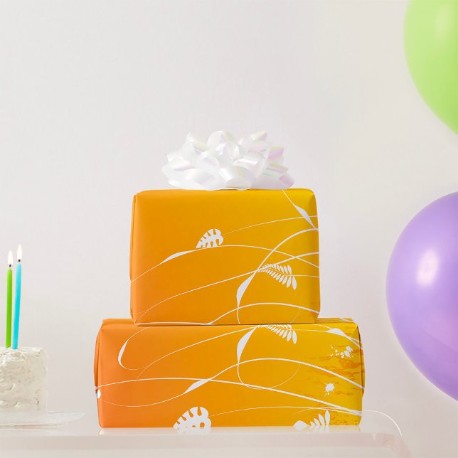 Golden Floral Wrapping Paper (Creator Uploaded)