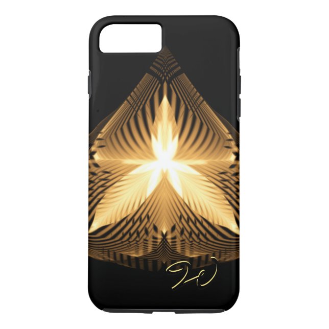 Golden Flourish 1 Case-Mate iPhone Case (Back)