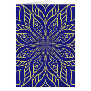 Golden Flower Mandala