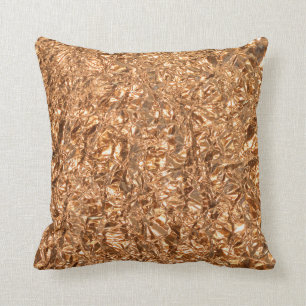 Golden foil. cushion