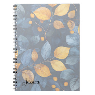 Golden Foliage Dreams Autumn Nature Beauty Notebook