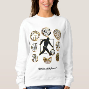 "Golden Football Frenzy" Sweatshirt