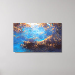 Golden Forest Canvas Print