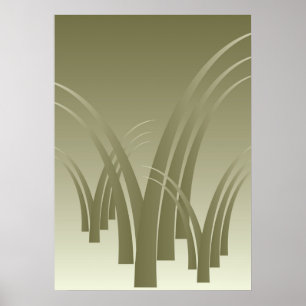 Golden forest poster