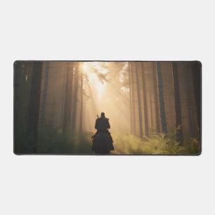 Golden Forest Rider Desk Mat