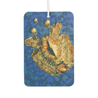 Golden fossil - a beautiful, very unique 3D design Car Air Freshener