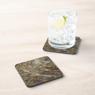 Golden Fountain Water 2 Coaster