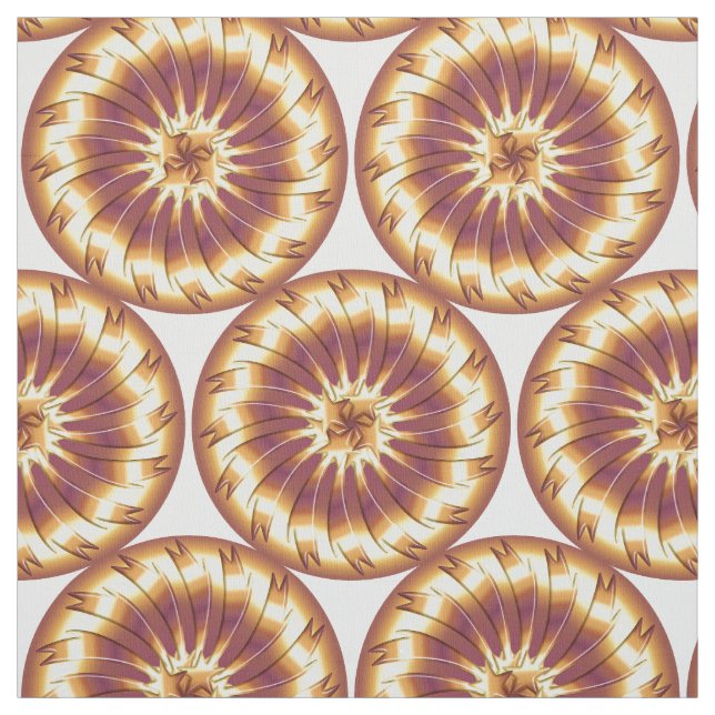Golden fractal element. fabric (Swatch)