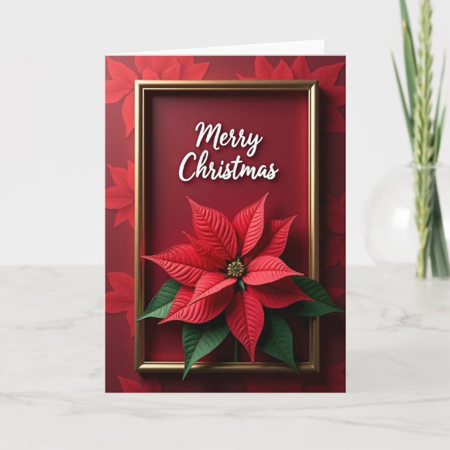 Golden Frame Holiday Card (Front)