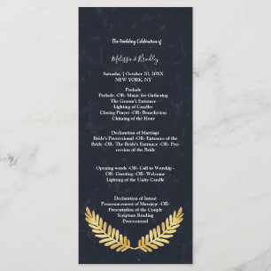 Golden Frame Navy back ceremony Program Programme