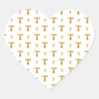 Golden Franciscan Tau Cross