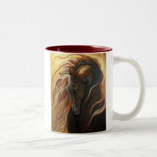 Golden Friesian Two Tone Coffee Mug