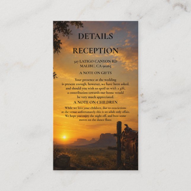 Golden Frontier Heritage Enclosure Card (Front)