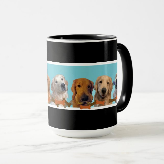 Golden Fun Mug (Front Right)