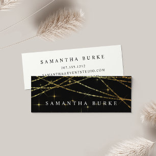 Golden Garland Mini Business Card