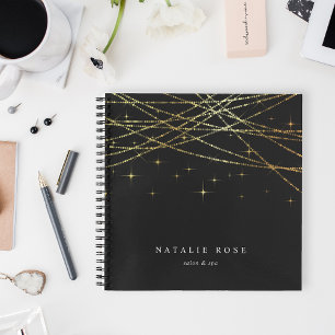 Golden Garland Personalised Notebook