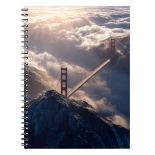 Golden Gate Above the Clouds Notebook