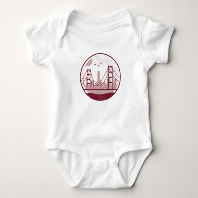 Golden Gate Baby Bodysuit (Front)
