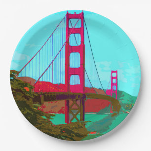 Golden_Gate_Bridge_2015_0422 Paper Plate