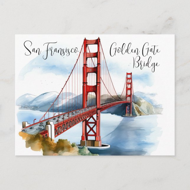 Golden Gate Bridge: A Timeless Marvel Postcard (Front)
