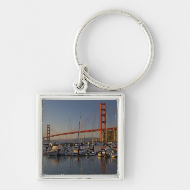 Golden Gate Bridge and San Francisco 4 Key Ring (Front)